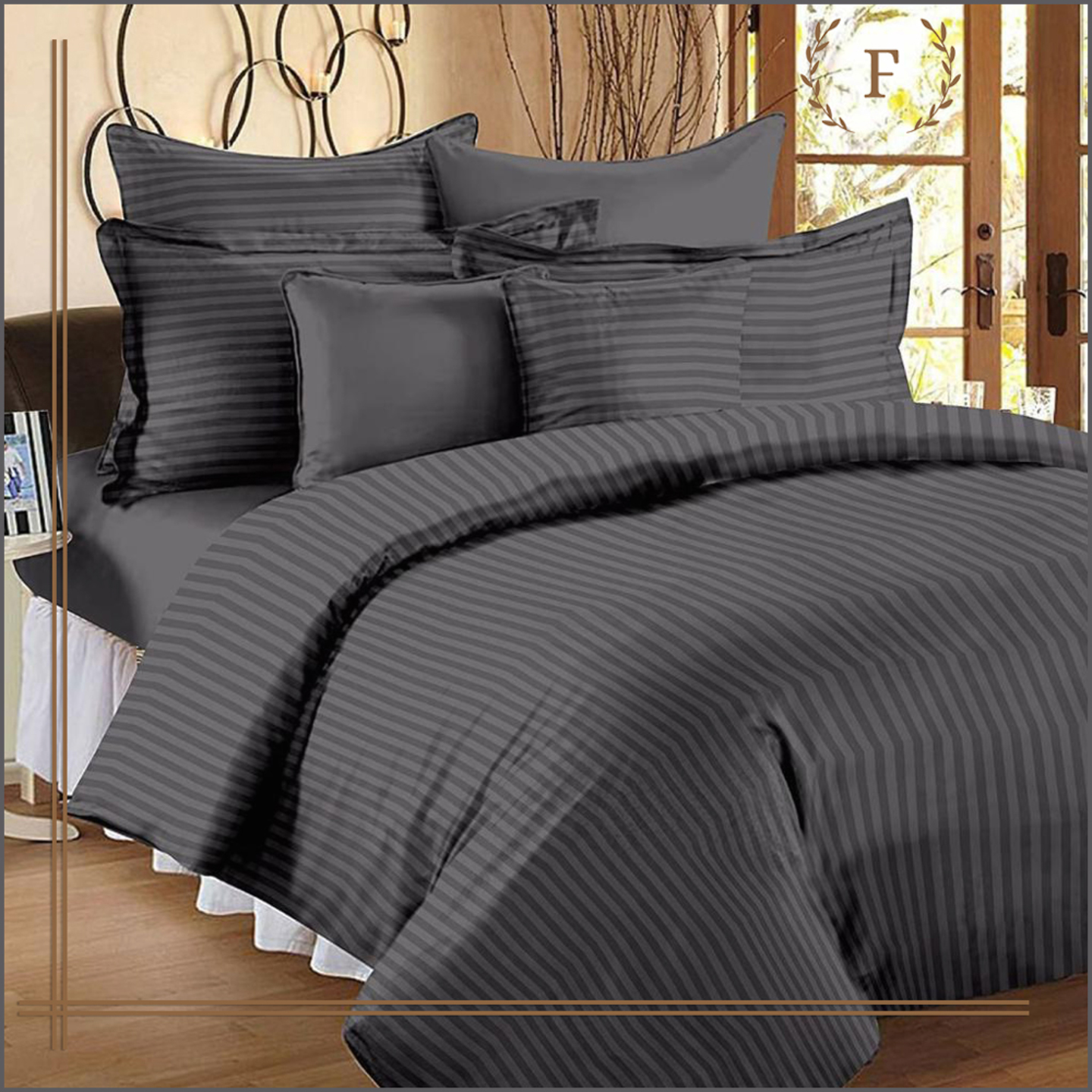 Satin Stripe Bedsheet