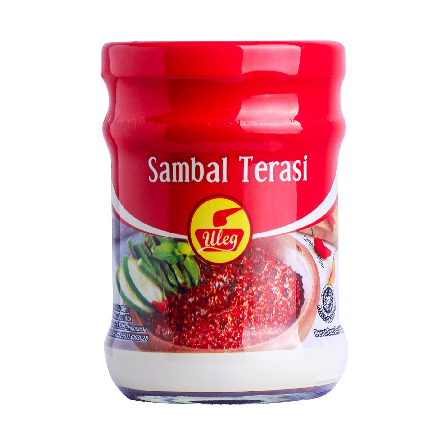 Uleg Sambal Terasi 190g Halal 12 Bottles Per Ctn