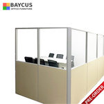BAY54 Half Glass High Partition Divider 1.8m by 2.7m