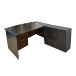1.8m Director Table Set Walnut
