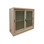 Metal Sliding Door Cabinet White from Baycus Office Furniture Singapore