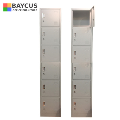 LM6 6 Compartment Locker with Latch Lock
