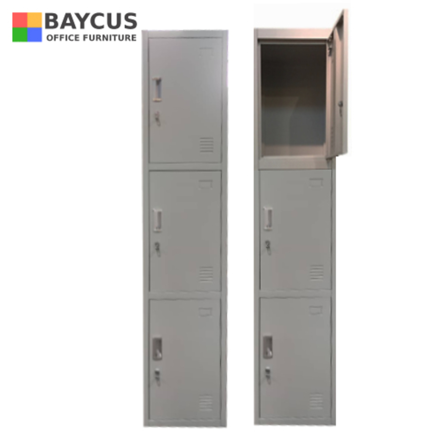 LM3 3 Compartment Locker with Keylock