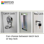 LM2 2 Compartment Steel Locker with Latch Lock 