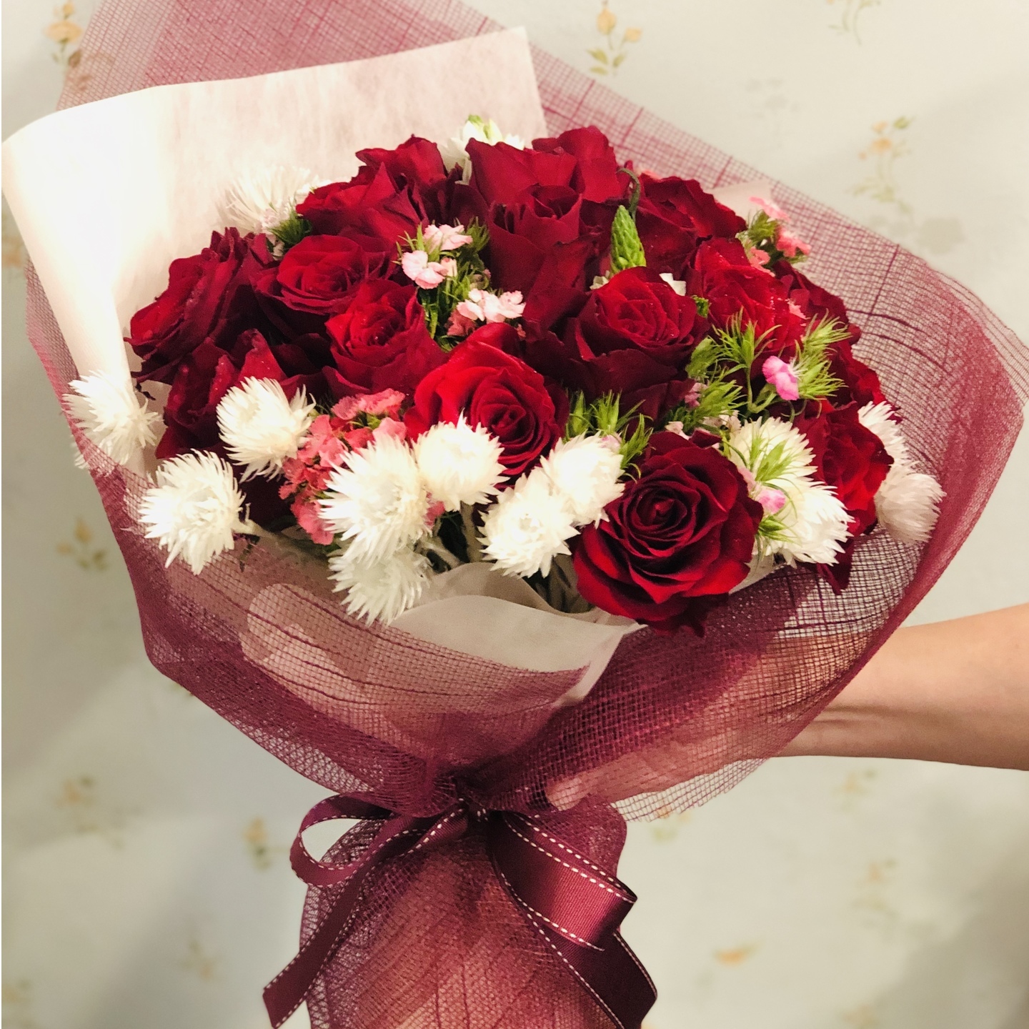 21 Kenya Rose Valentine Bouquet