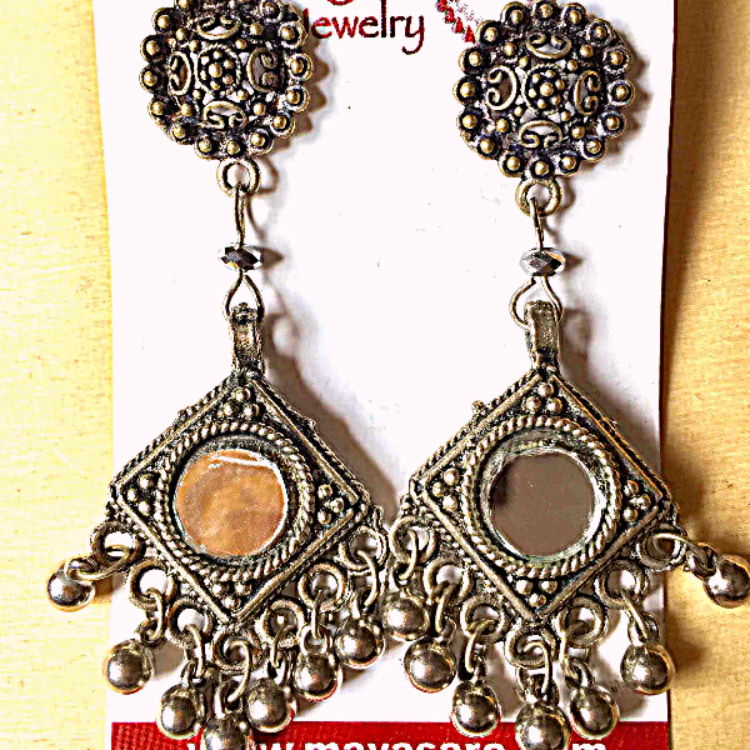 Oxidized Banjara earrings 