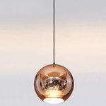 Reflective Globe Pendant Light