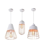 Cap With Cage Pendant Light (3 Designs)