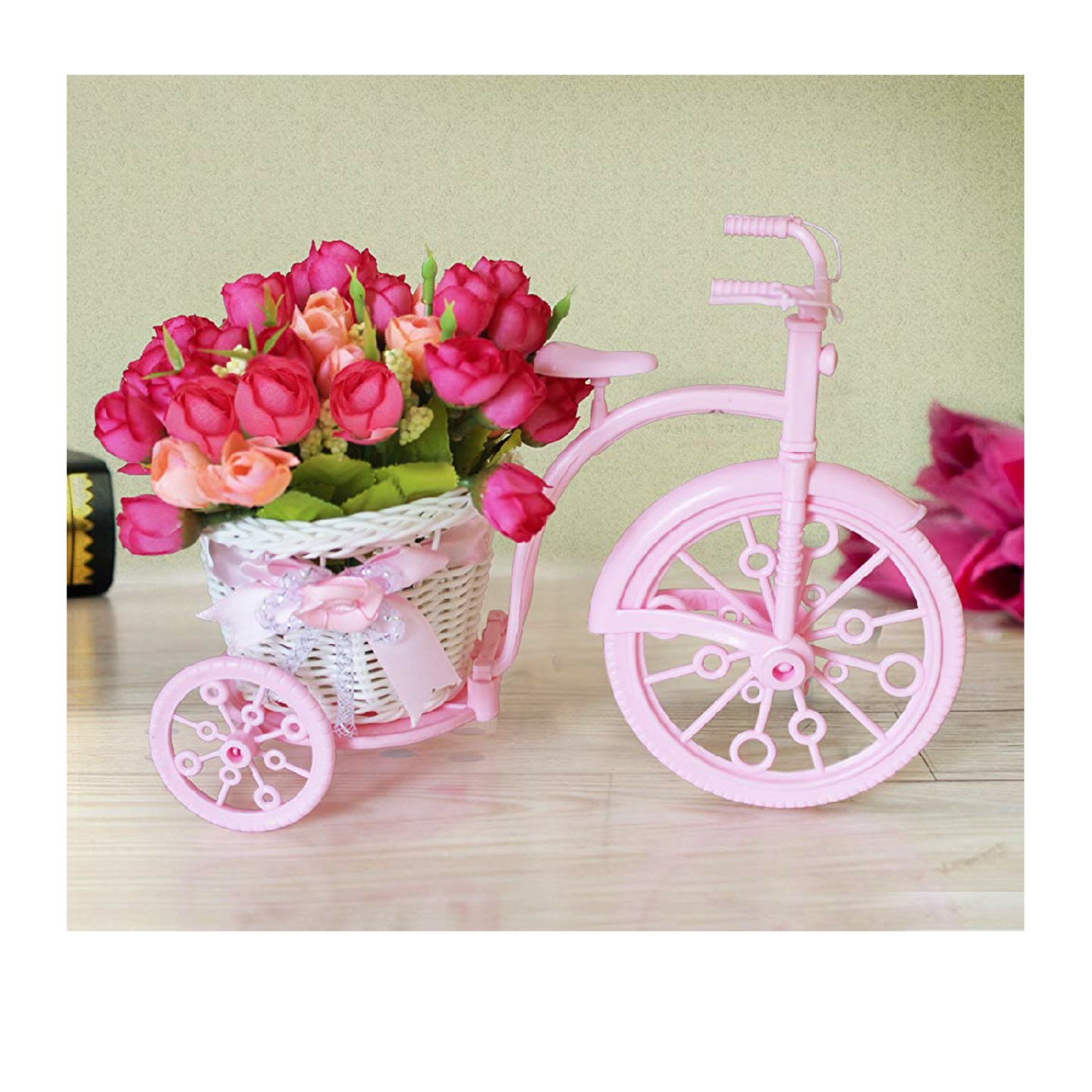 Flower Stand Showpiece Rickshaw For Home and Offices. Home Decoration.