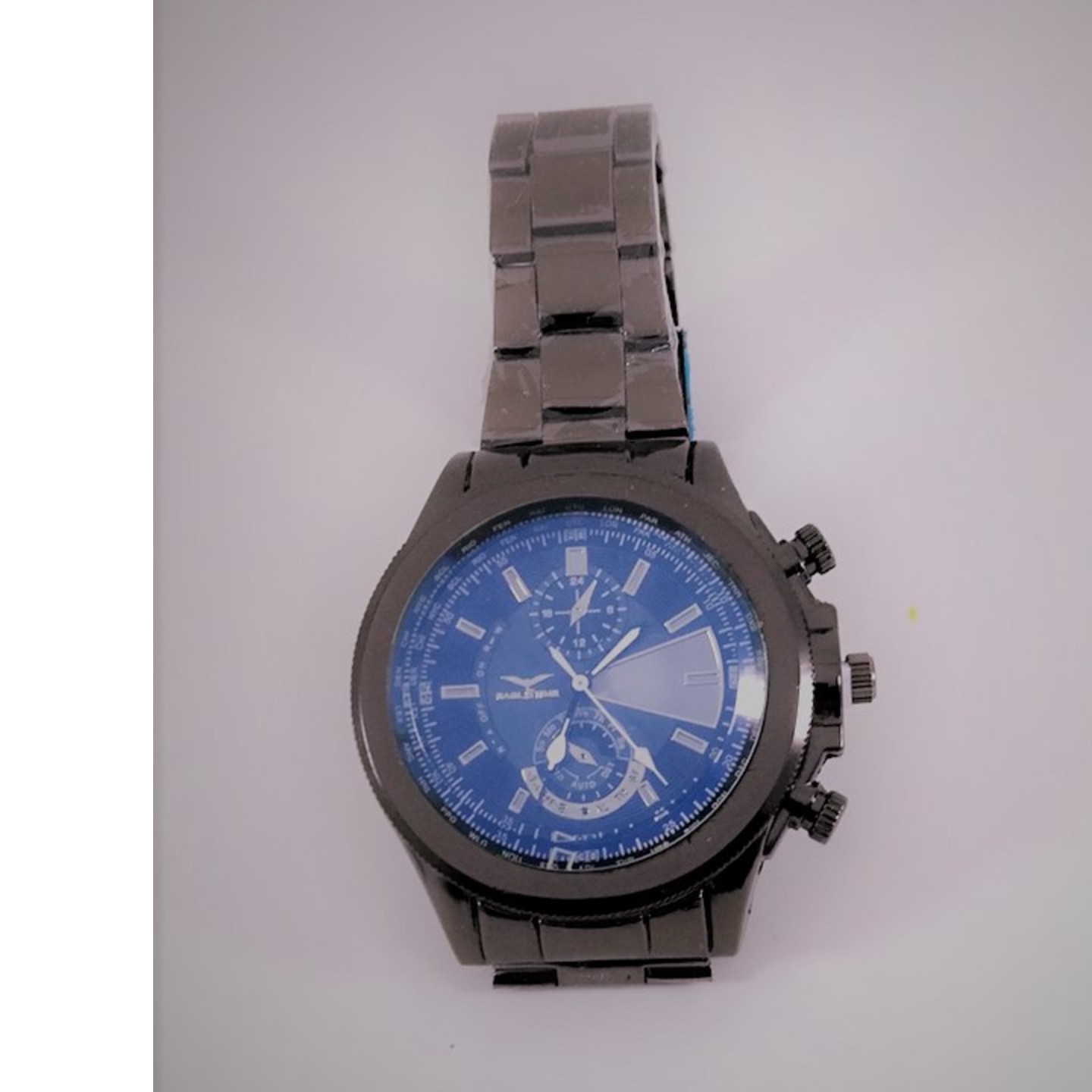 Grey Watch with Metal body & Metal strap for Boys & Men.