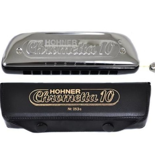 Hohner M25301 Chrometta 10 Key C Harmonica