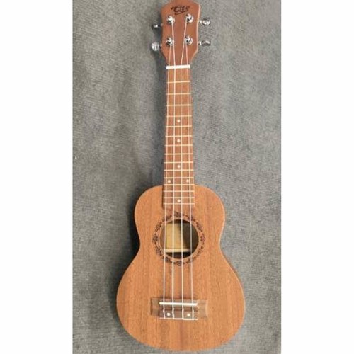 Qte Concert Ukulele, Spruce Mahogany 24 inch natural