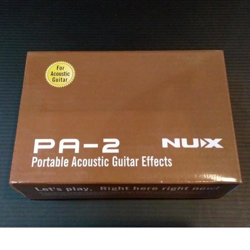 NUX AUX IN PA-2 Portable Acoustic Guitar Effects Processor