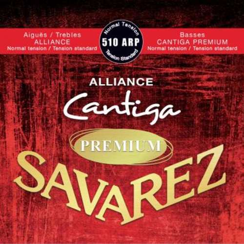 SAVAREZ ALLIANCE CANTIGA PREMIUM  Classical guitar set, standard tension  510ARP