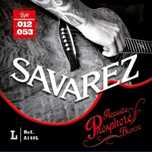 Savarez A140L Phosphore Bronze Light Acoustic Guitar Strings 12-53