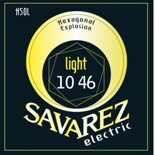Savarez H50L Hexagonal Explosion Electric Guitar Strings Light 10-46