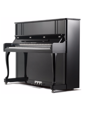 Heilmann 127cm Upright Piano three pedal, 88 keys