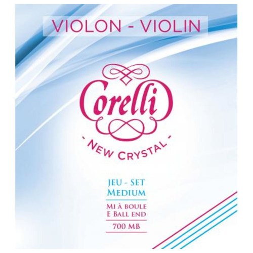 CORELLI NEW CRYSTAL Violin set medium tension   Reference : 700MB