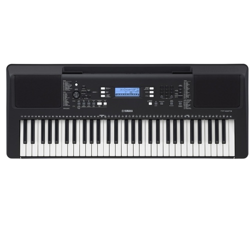 amaha keyboard PSR-E373, 61-keys digital portable touch sensitive keyboard with power adapter