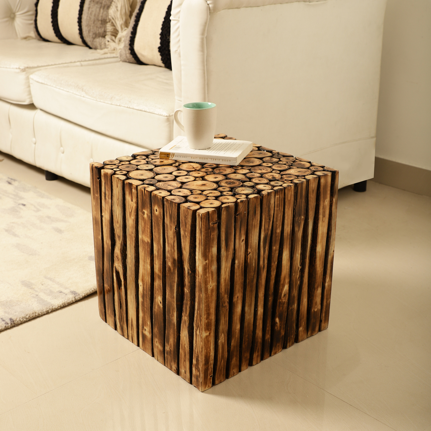 Square Mango Wooden Table