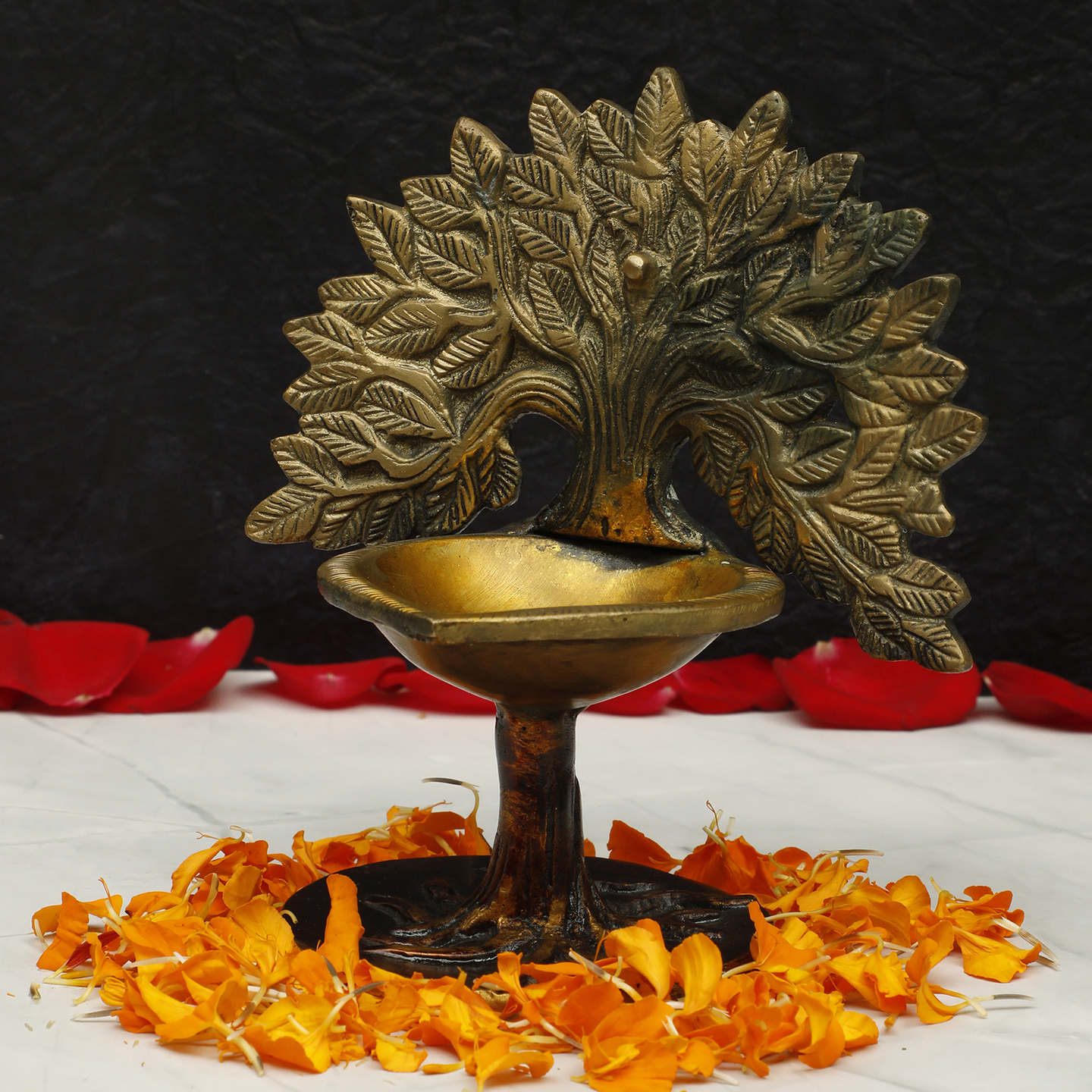 Diya with Tree