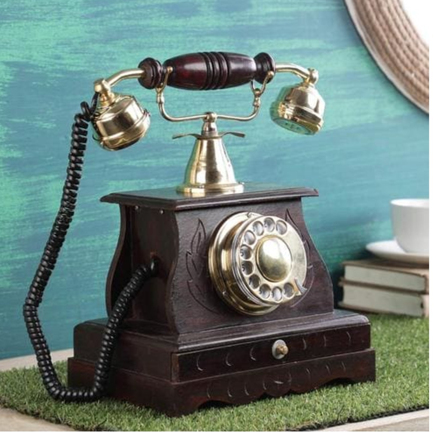 Retro, Vintage, Rotary, Old Time, Antique working Telephone