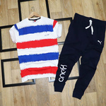 Mens T-shirt & Track Pant Combo