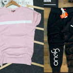 Mens T-shirt & Track Pant Combo