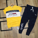 Mens T-shirt & Track Pant Combo