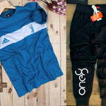Mens T-shirt & Track Pant Combo