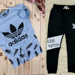 Mens T-shirt & Track Pant Combo