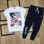 Mens T-shirt & Track Pant Combo