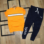 Mens T-shirt & Track Pant Combo