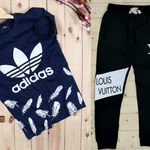 Mens T-shirt & Track Pant Combo