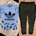 Mens T-shirt & Track Pant Combo