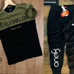 Mens T-shirt & Track Pant Combo