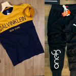 Mens T-shirt & Track Pant Combo