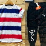 Mens T-shirt & Track Pant Combo