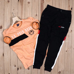 Mens T-shirt & Track Pant Combo
