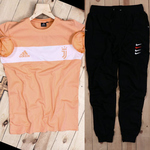 Mens T-shirt & Track Pant Combo