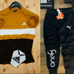 Mens T-shirt & Track Pant Combo