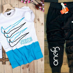 Mens T-shirt & Track Pant Combo