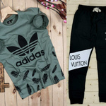 Mens T-shirt & Track Pant Combo