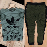 Mens T-shirt & Track Pant Combo