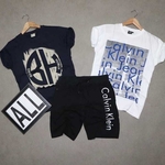 Mens T-shirt ( 2 No.s ) & Shorts Combo