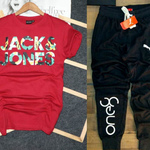 Mens T-shirt & Track Pant Combo