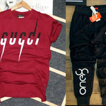 Mens T-shirt & Track Pant Combo