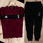 Mens T-shirt & Track Pant Combo