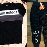 Mens T-shirt & Track Pant Combo