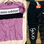 Mens T-shirt & Track Pant Combo
